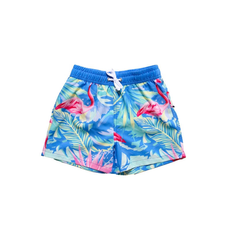 Indigo Flamingo Trunks|6m|12m|2t|3t|4t|5y|6y|7y|8y|10y|12y|14y
