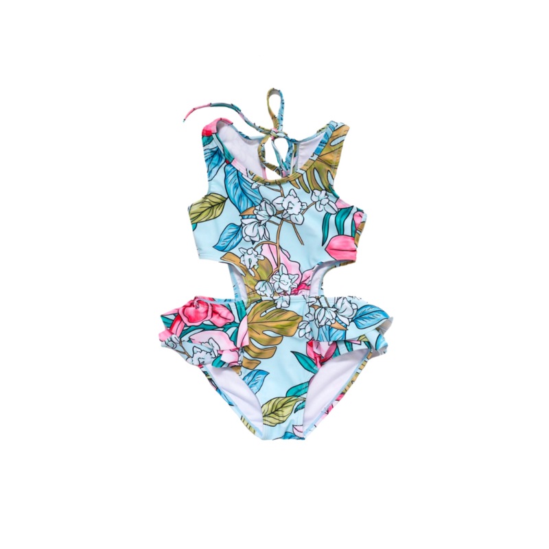 Mint Shell One Piece Swimsuit|12m|2t|3t|4t|5y|6y|7y|8y|10y|12y|14y