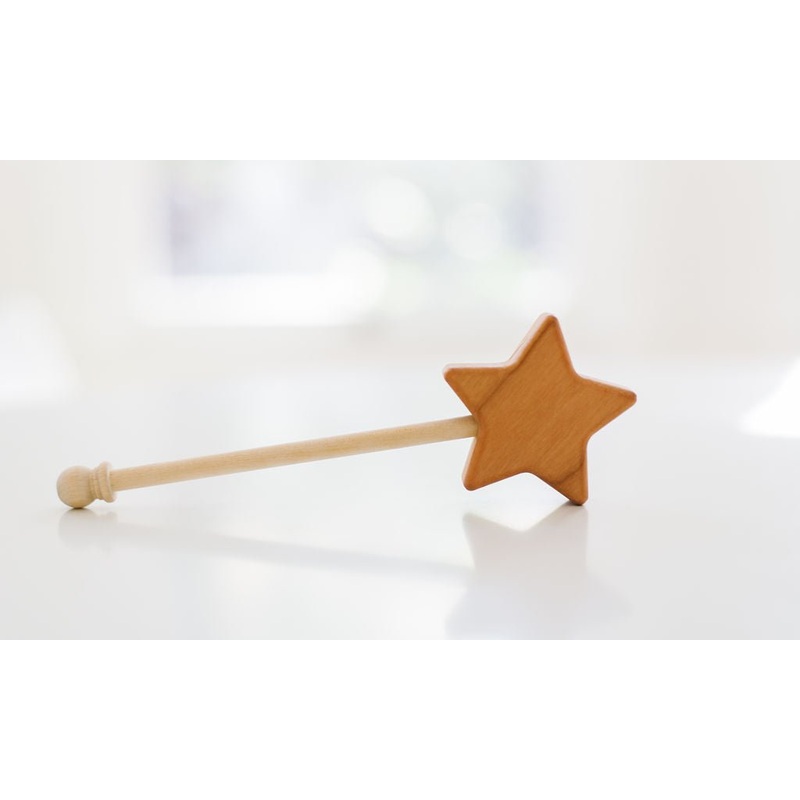 Wooden Star Wand