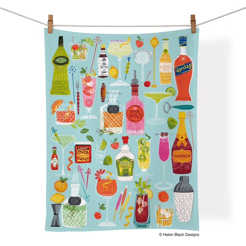 5 O’Clock Somewhere 100% Cotton Kitchen Tea Towel