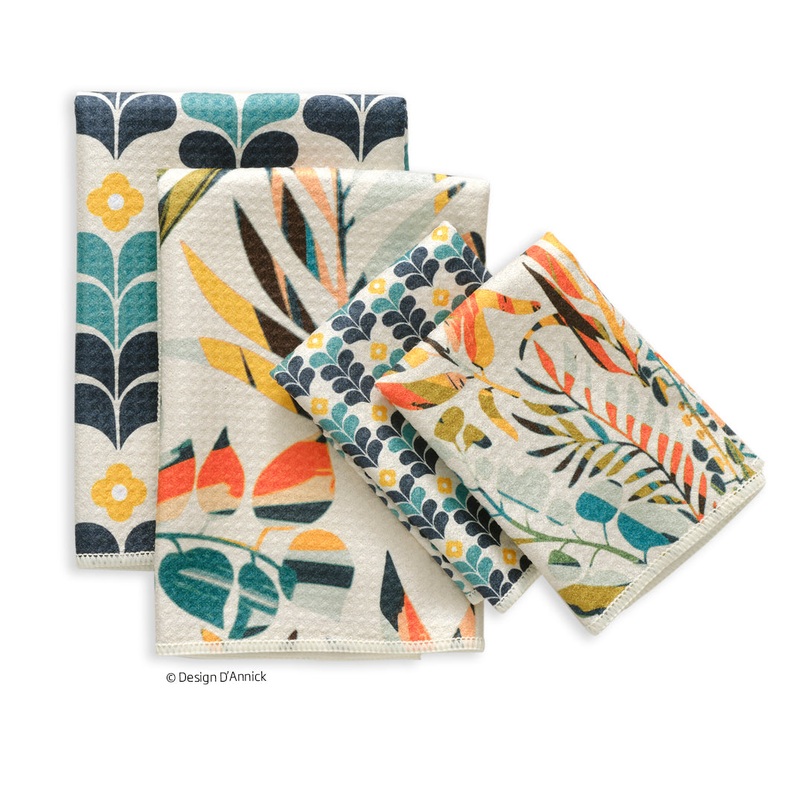 Colorful Leaves All Purpose Towel Set