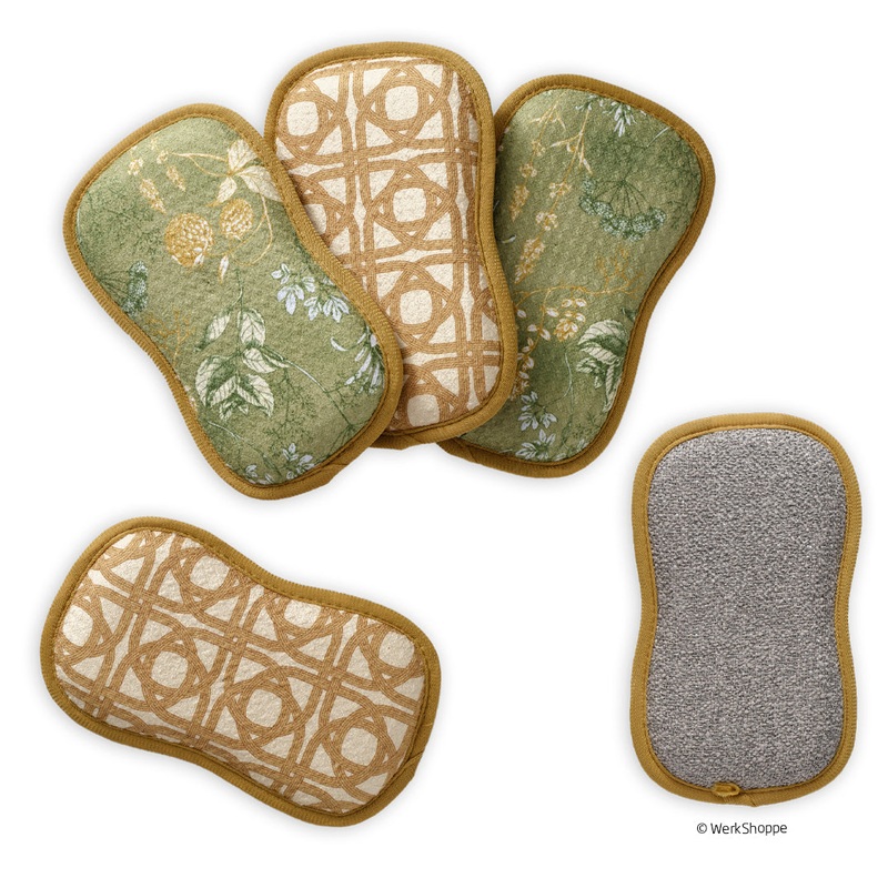 Kitchen Herbs Scrubbie Set