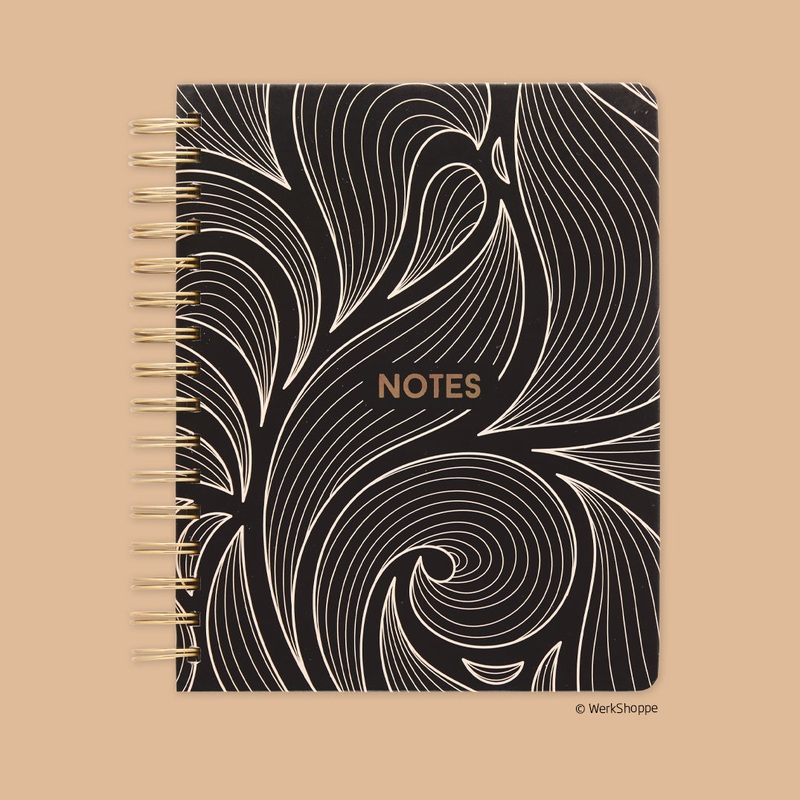 Leaf Tiles Spiral Notebook