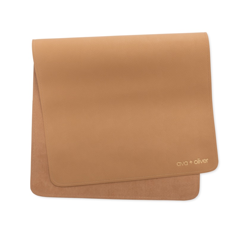 Vegan Leather Changing Mat | Tan