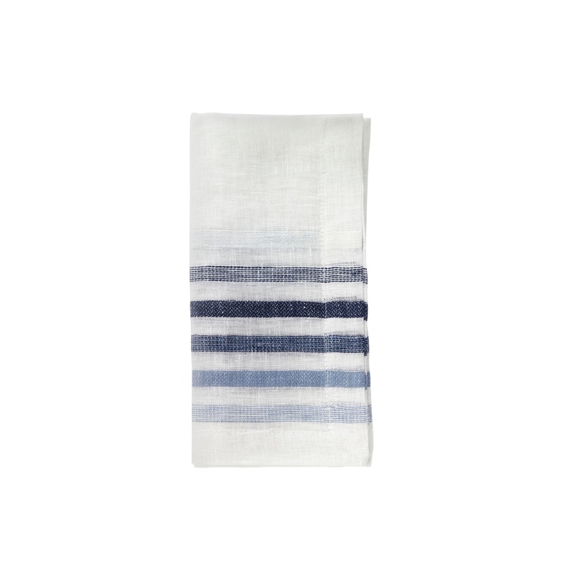 Bodrum Logan Blue Linen Collection