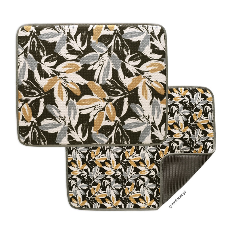 Leaf Tiles Dish Drying Mats