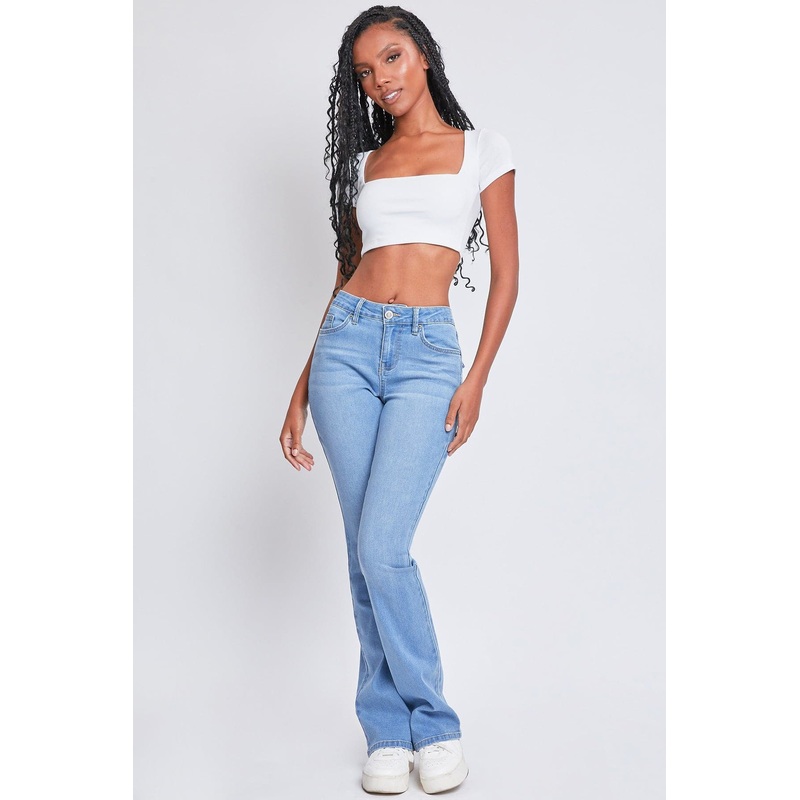 Women’s Essential Mid Rise Bootcut Jeans