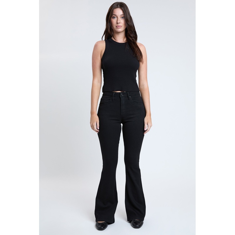 Women’s Essential Non-Distressed Flare Jeans