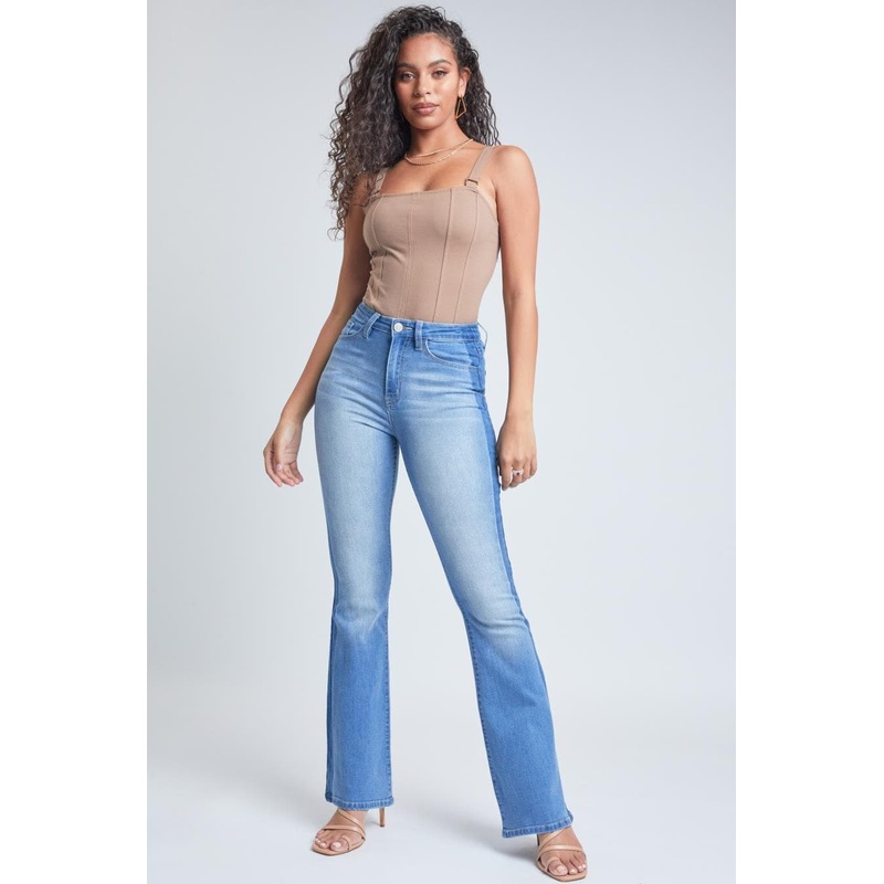 Women’s  Flare Jeans With Shadow Side Panel