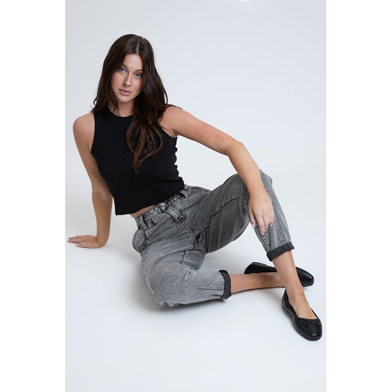 Women’s Pleated Mom Jeans|W Black|Q Celeste Blue|0|1|3|5|7|9|11|13|15