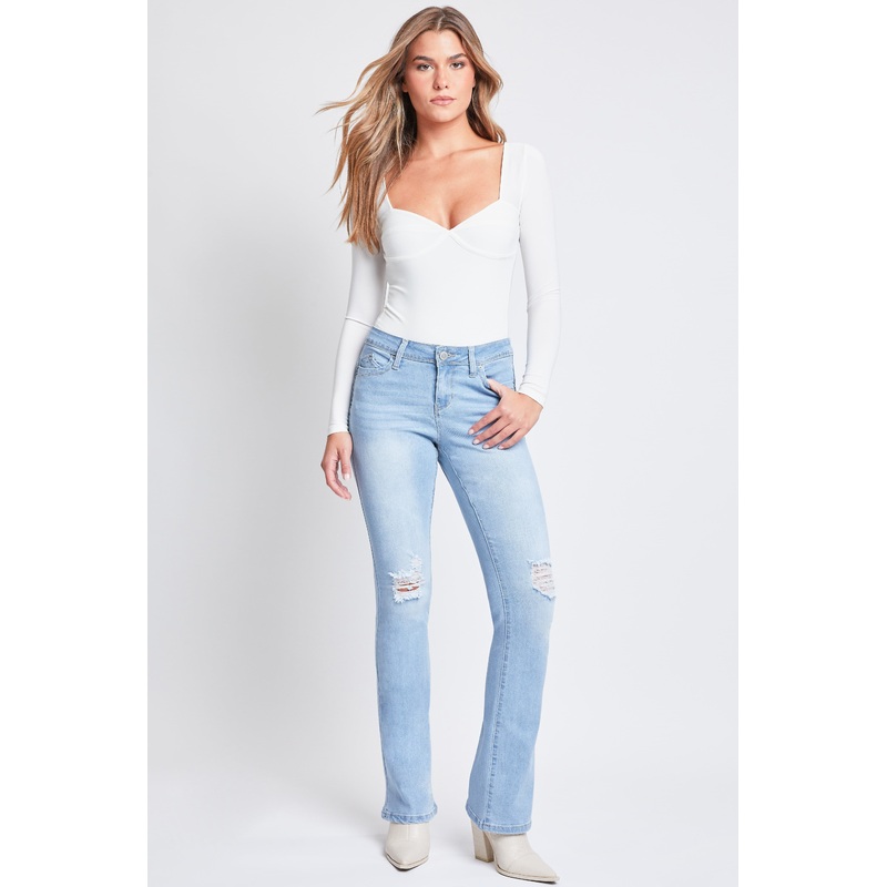 Women’s WannaBettaButt Mid-Rise Bootcut Jeans