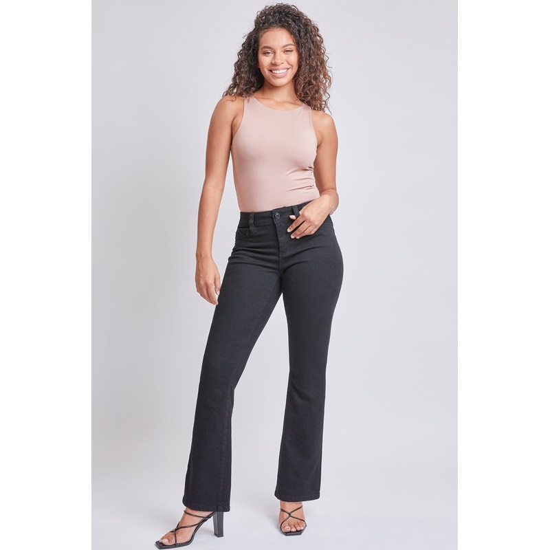 Womens Sustainable WannaBettaButt Mid Rise Bootcut Jeans