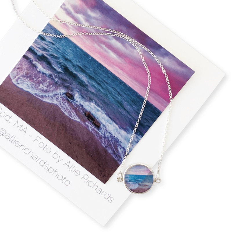 Brewster Sunrise Small Circle Necklace