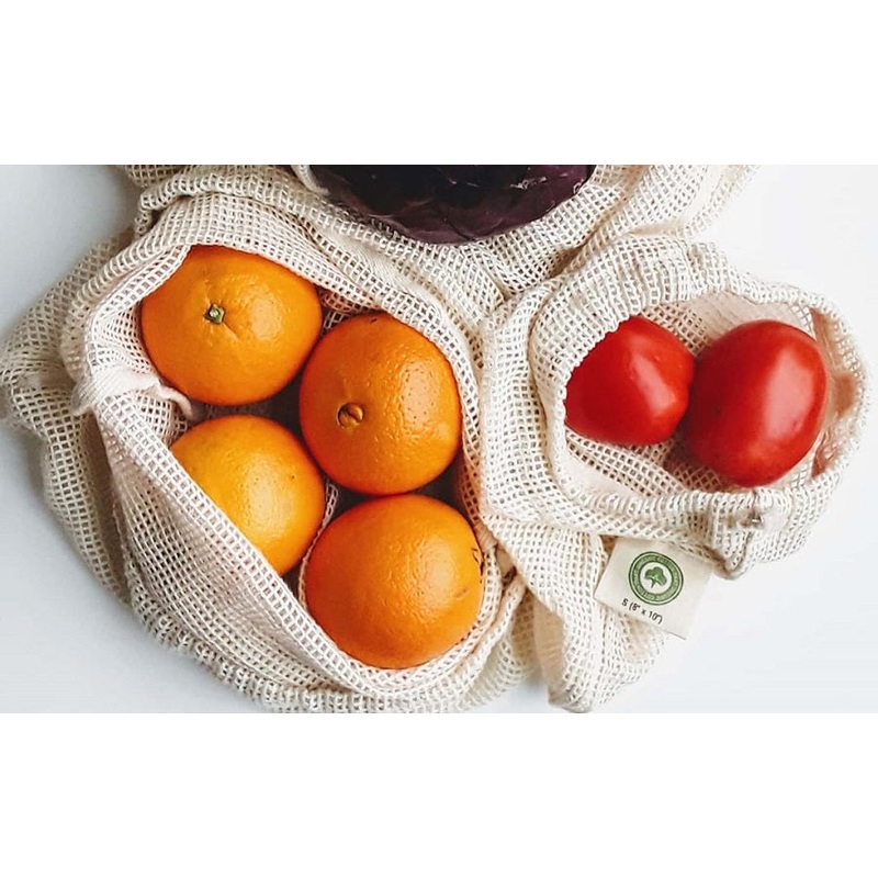 Mesh Produce Bags|6 Bags (2L, 2M, 2S)|6 Bags (3M, 3S)|6 Bags (3XL, 3L)|8 Bags (2XL, 2L, 2M, 2S)