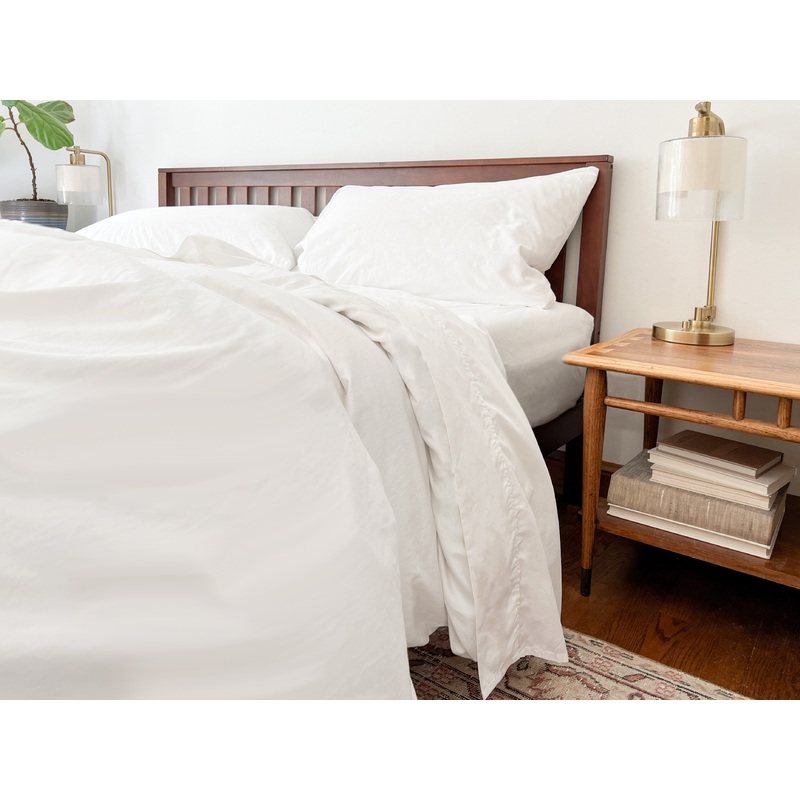Organic Percale Bed Sheets Set