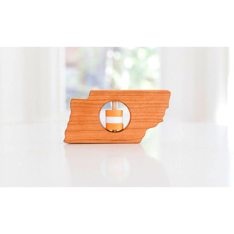 Tennessee State Wooden Rattle
