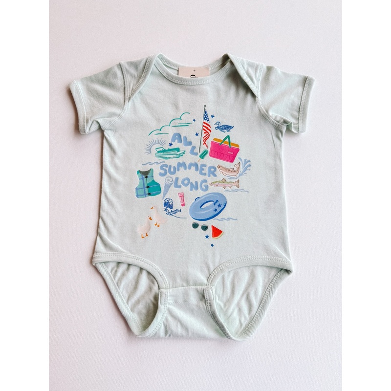 all summer long onesie|3-6M|6-12M|12-18M|18-24M