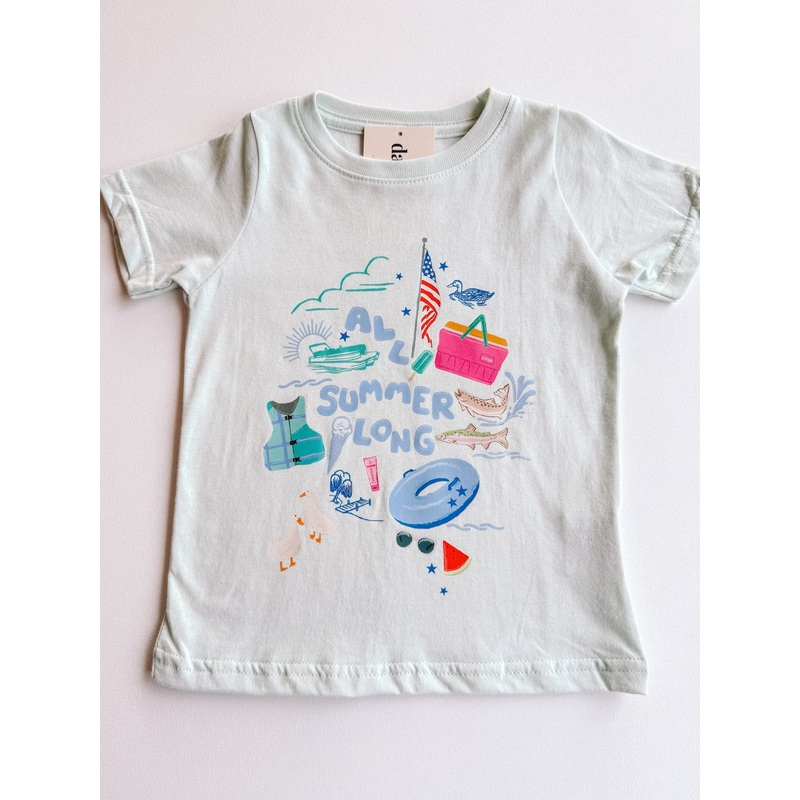 all summer long tee|2T|3T|4T|5/6|7