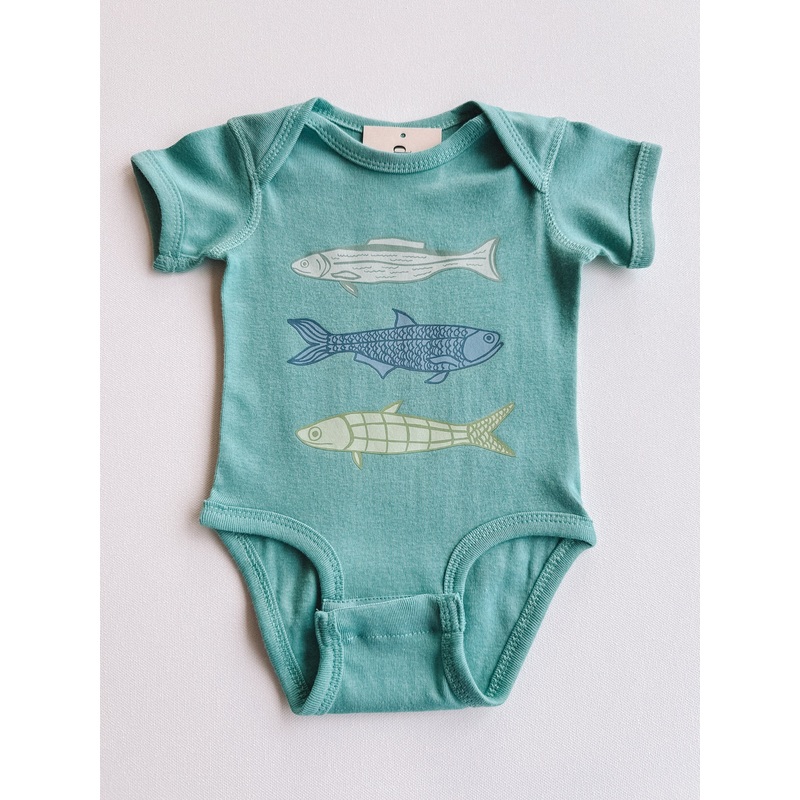 catch + release onesie|0-3M|3-6M|6-12M|12-18M