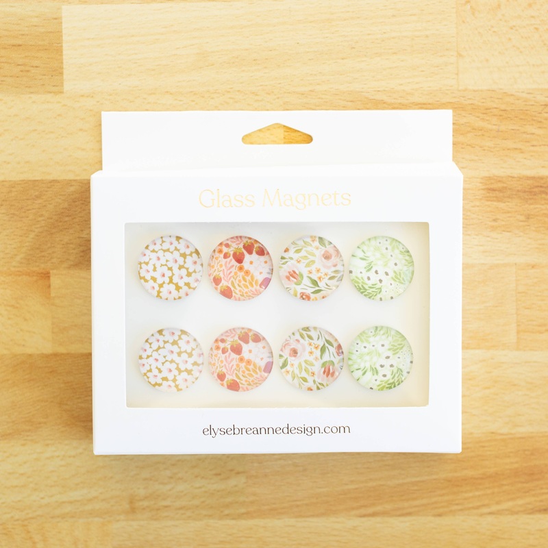 Floral Magnets (Box Set of 8)|Spring Tones|Summer Tones|Fall Tones|Winter Tones