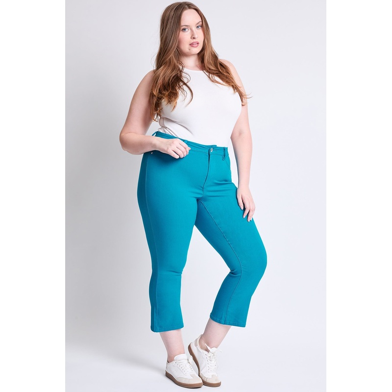 Women’s Plus Hyperstretch Cropped Kick Flare Pants