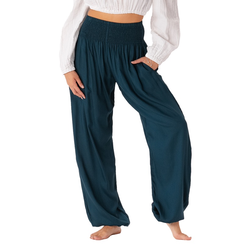 Deep Teal Harem Pants|Petite|Regular|Tall|Small|Medium|Large|X-Large