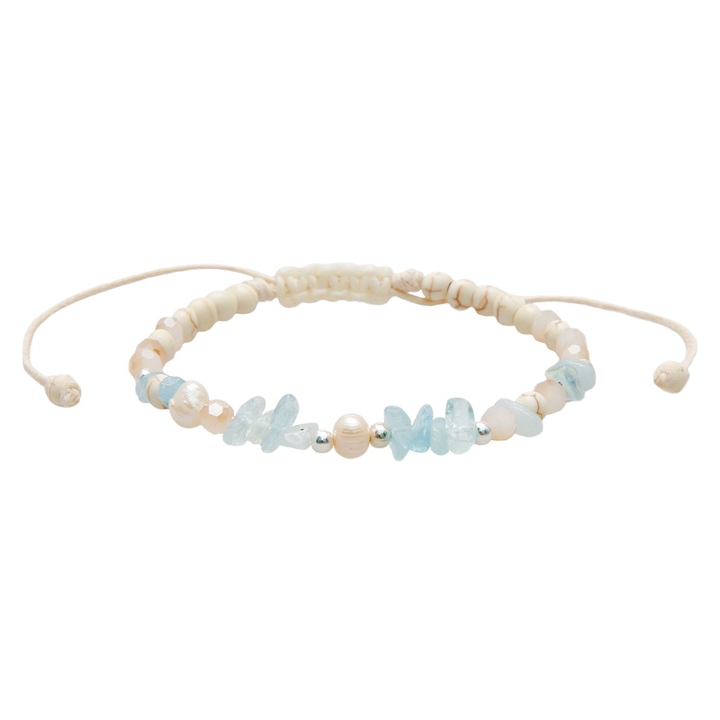 Blue Lagoon Seastone Bracelet|Pull Through