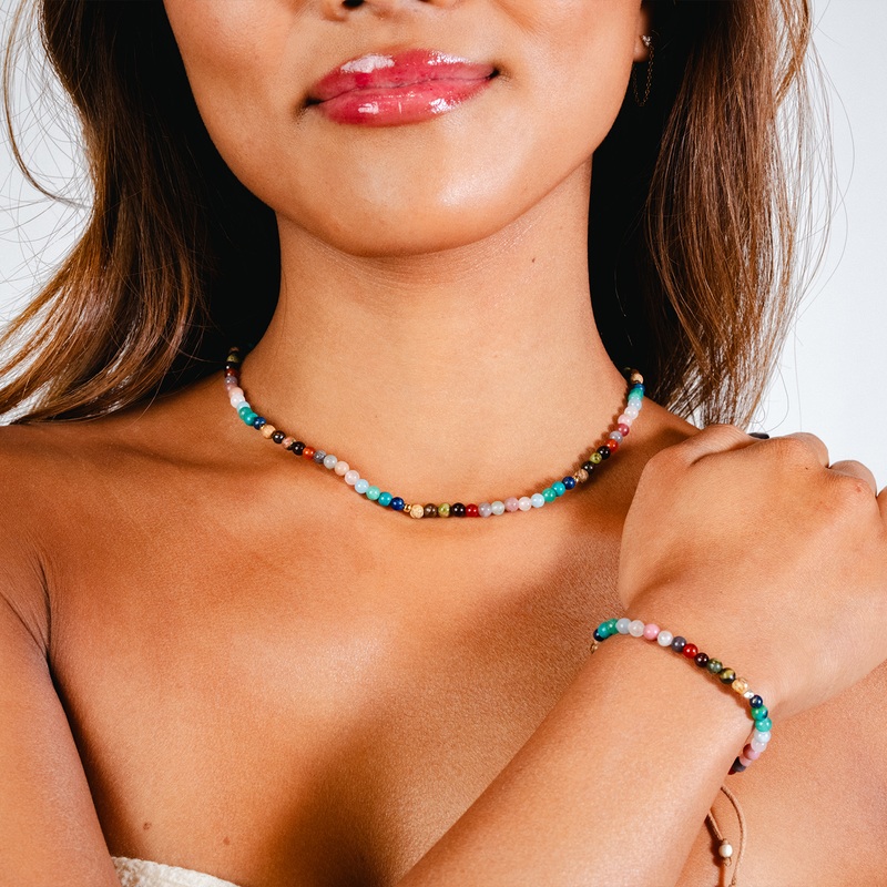 Master Healer 4mm Jewelry Set|Cotton