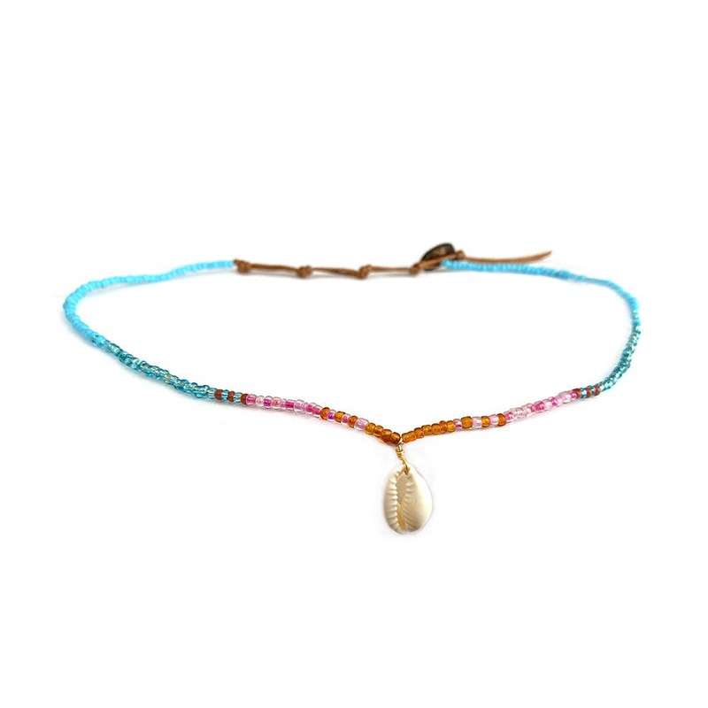 Mermaid’s Tale Seed Bead Necklace