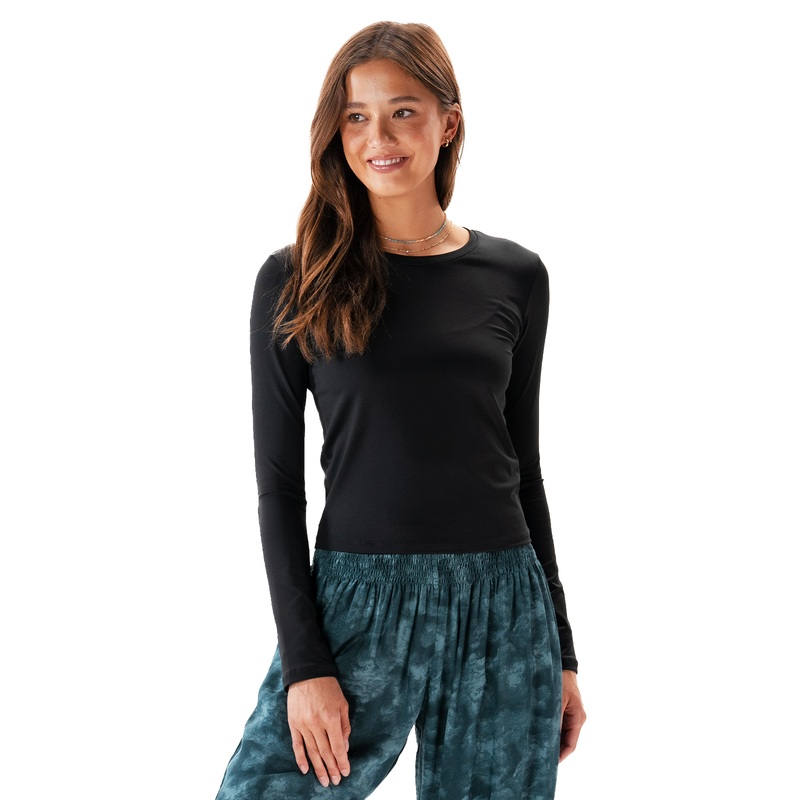 Onyx Hatha Long Sleeve Top|Small|Medium|Large