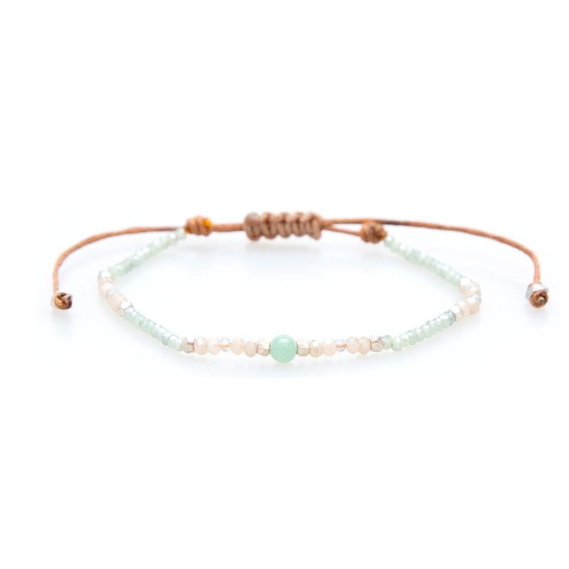 Quiet the Mind and the Soul will Speak Goddess Bracelet