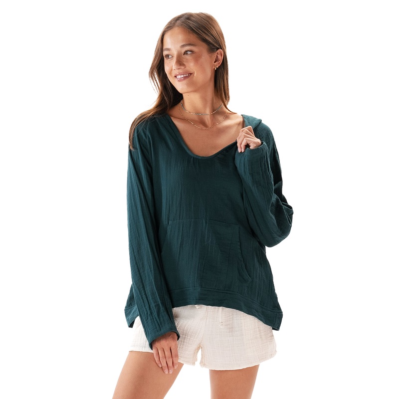 Rainforest Baja Pullover|Small|Medium|Large