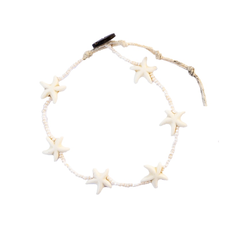 Sunny Seastar Anklet|Cotton