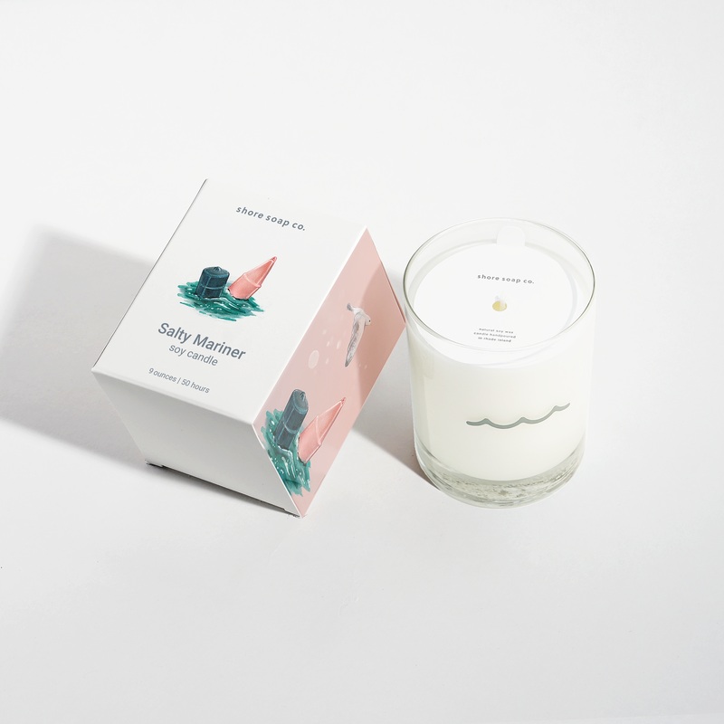 Salty Mariner Candle|9 ounce|2 ounce