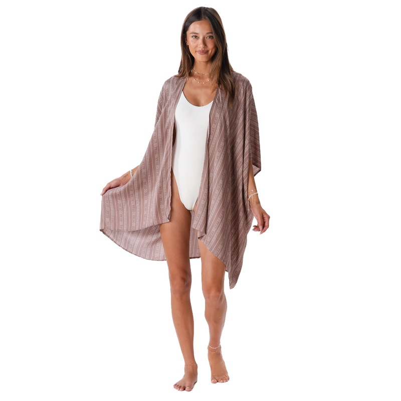 Yao Tribal Print Kimono|OSFM