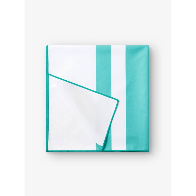Aqua Microfiber Beach Towel