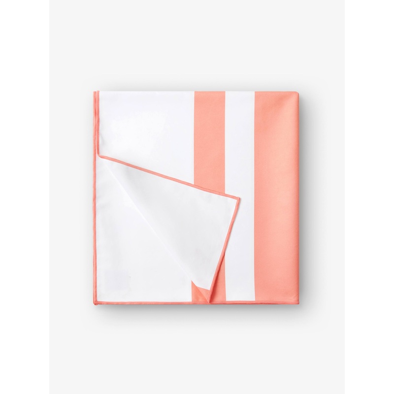 Coral Microfiber Beach Towel