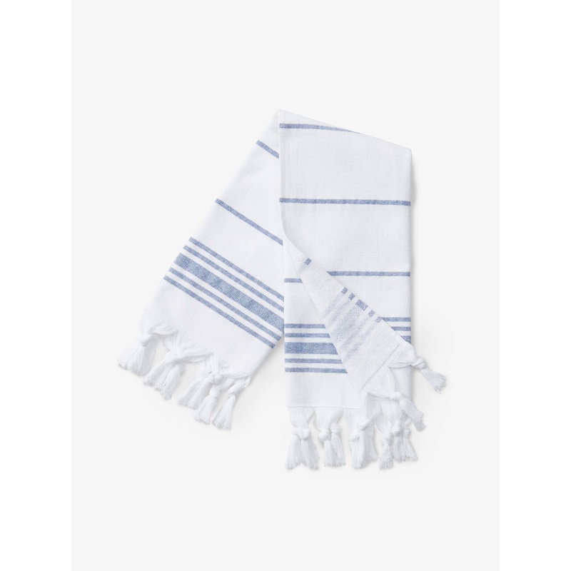 White Azul Classic Turkish Hand Towel