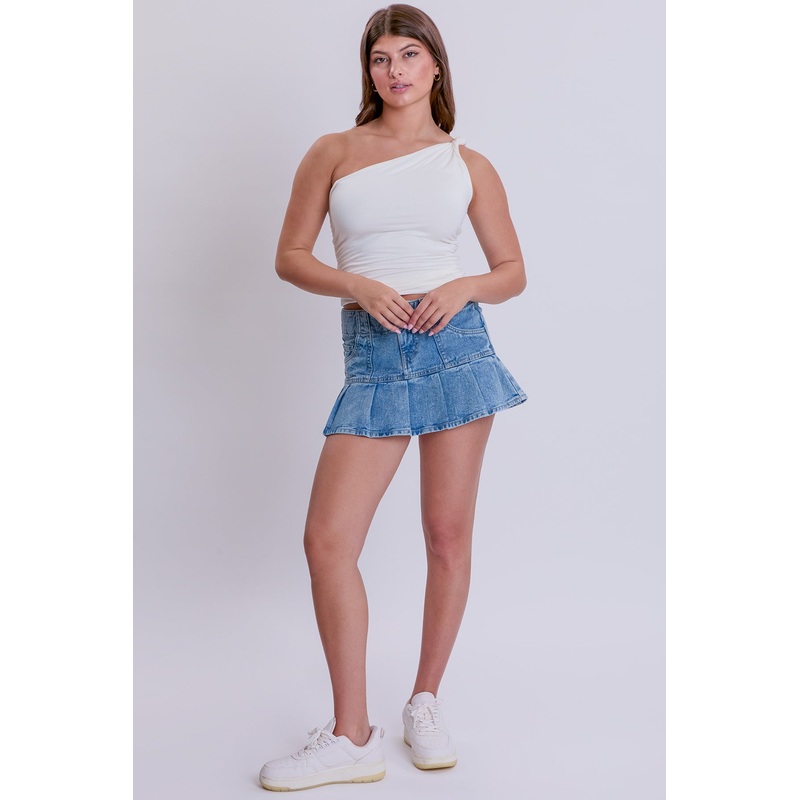 Women’s 2 Button Pleated Skort