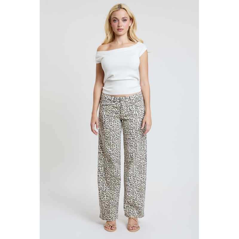 Women’s Britney Low Rise Wide Leg Jeans