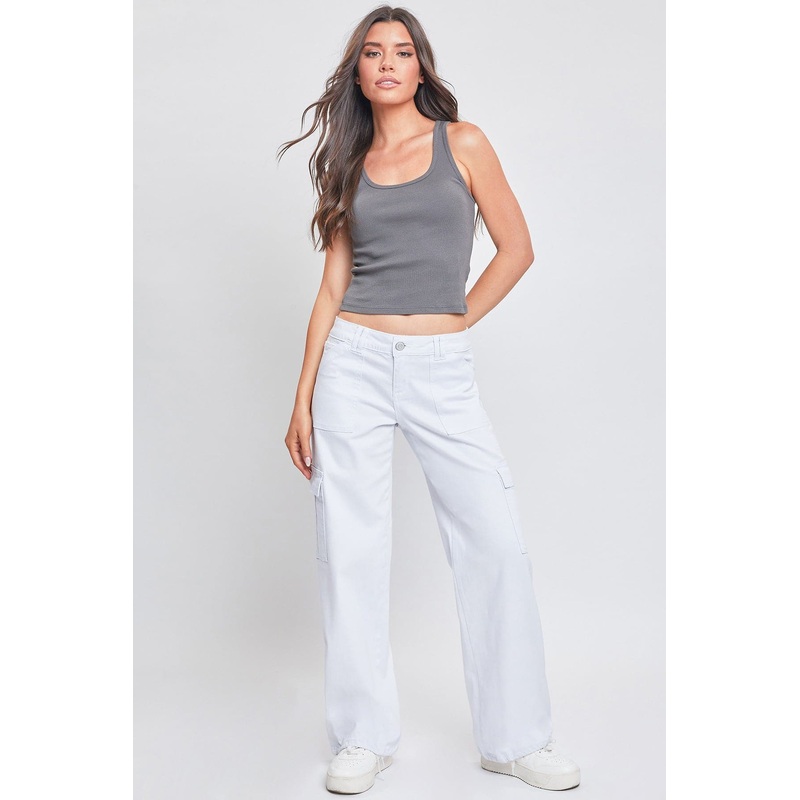 Women’s Cargo Jeans with Bungee Hem