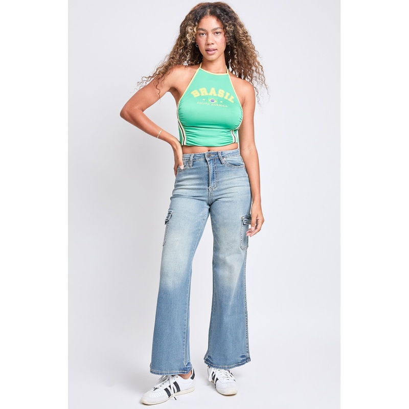 Women’s High Rise Heavy Stitch Skater Jeans