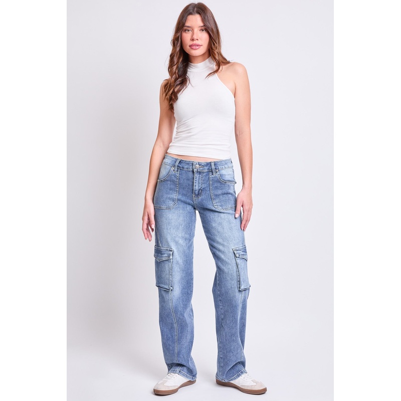 Women’s High Rise Skater Cargo Jeans