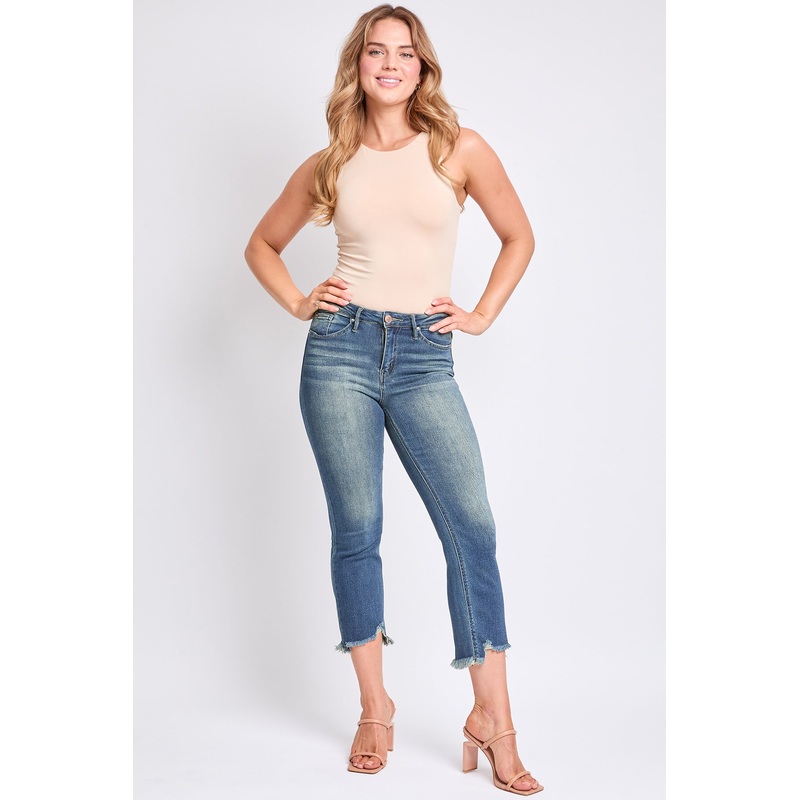 Women’s Luxe High Rise Cropped Kick Flare