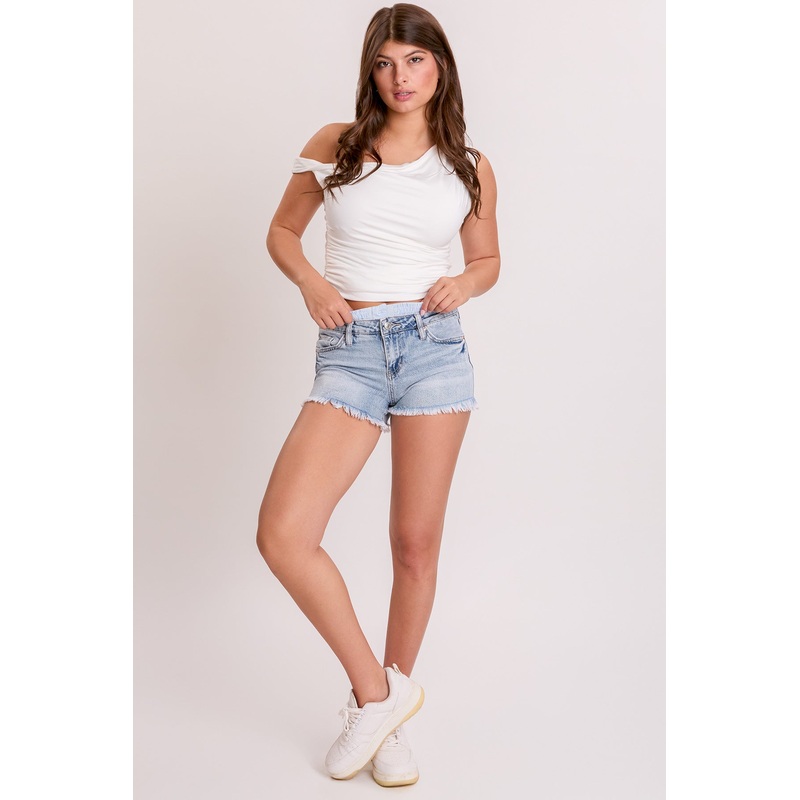 Women’s Luxe Low Rise Shorts with Removeable Boxer