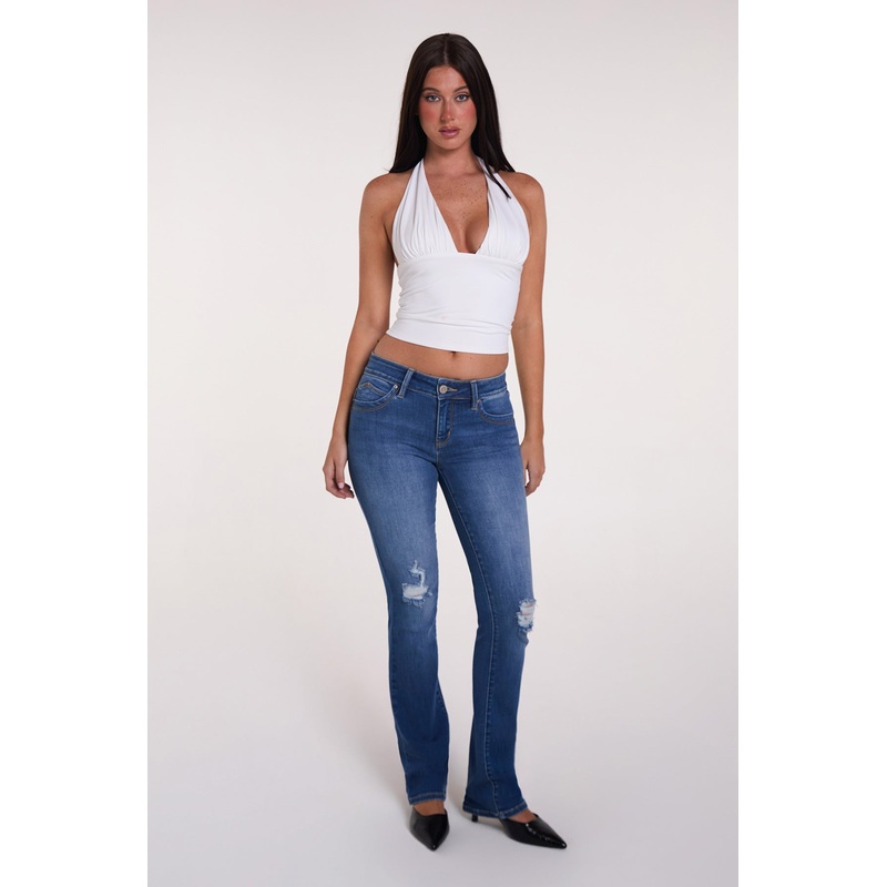 Women’s Luxe Mid Rise WannaBettaButt Bootcut Jeans