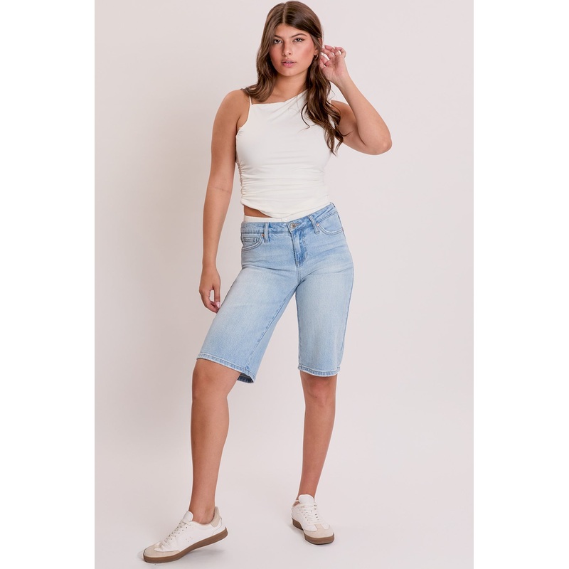 Women’s Mid Rise Jort with Removable Boxer Waist