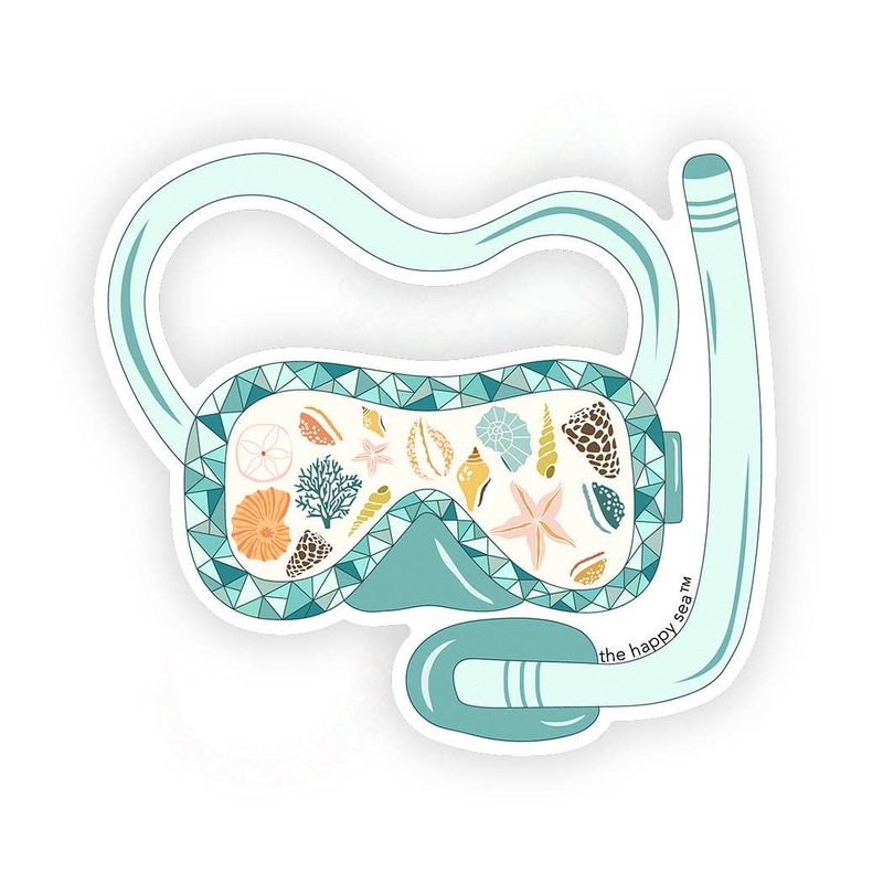 3.5 Scuba Mask Vinyl Sticker