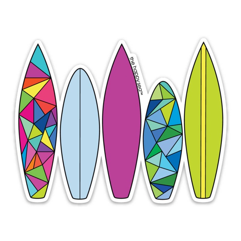 4 Surfboard Sticker