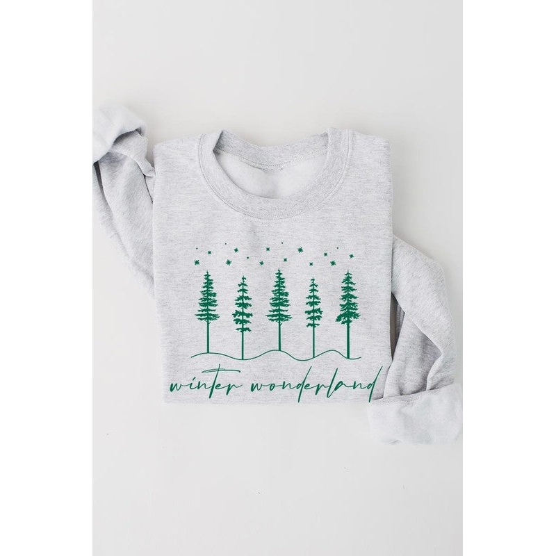 Winter Wonderland Graphic Fleece Sweatshirts
